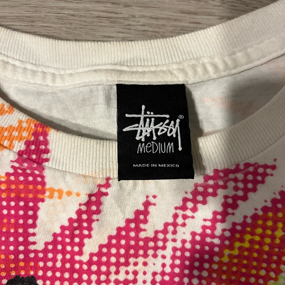 Stussy Multicolor Graphic T-Shirt - Picture 2 of 2